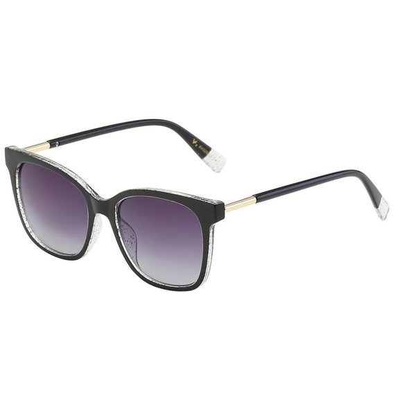 VG Designer Accessories - 🆕 VG Black with Silver Sparkle Fashion Sunglasses